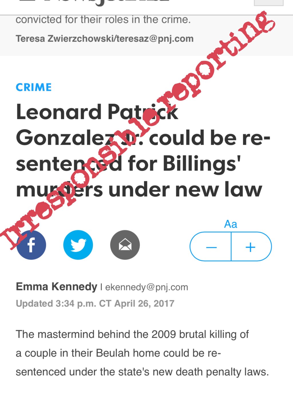 Slander & Defamation from PNJ Yet&nbsp;Again